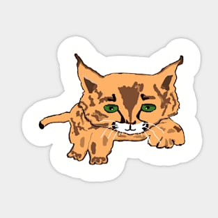 happy lynx Sticker